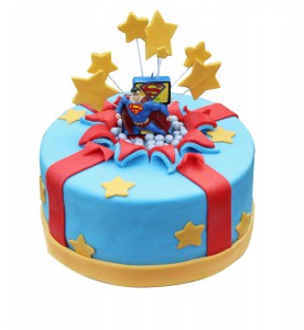 Superman-Cake